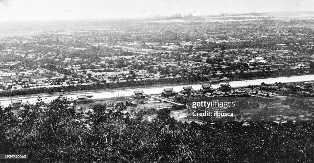 People and landmarks of India in 1895: Mandalay City, Burma
