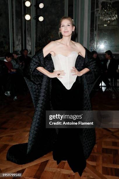 Kelly Rutherford attends the Ashi Studio Haute Couture Spring/Summer 2024 show as part of Paris Fashion Week on January 25, 2024 in Paris, France.