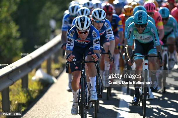 Leander Van Hautegem of Belgium and Team Soudal - Quick Step competes during the 33rd Challenge Ciclista Mallorca 2024 - Trofeo Ses Salines -...