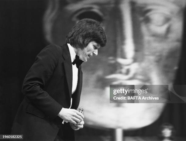 John Craven winner of the Harlequin Documentary/Factual Programme award - Rediffusion Star Award for Newsround Extra