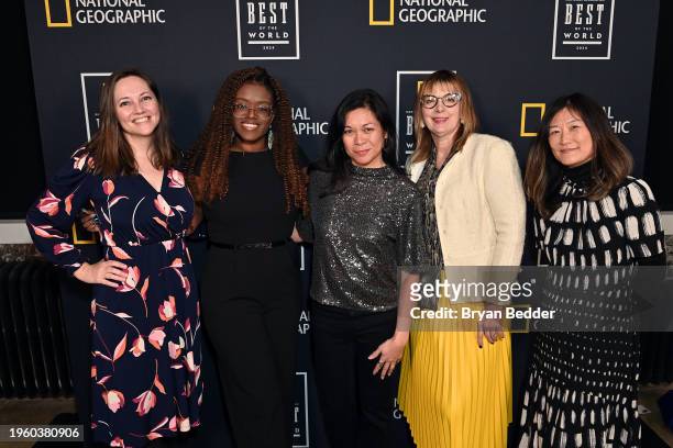 Karen Carmichael, Starlight Williams, Amy Alipio, Jennifer Barger, and Anne Kim-Dannibale attend the National Geographic Best Of The World 2024 at...