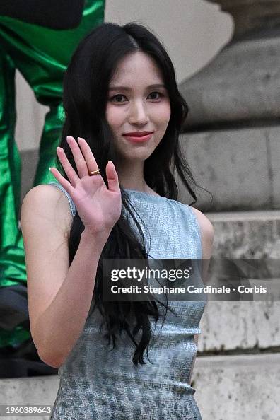 Mina Spring Mina of Twice Band attends the Fendi Haute Couture Spring/Summer 2024 ...