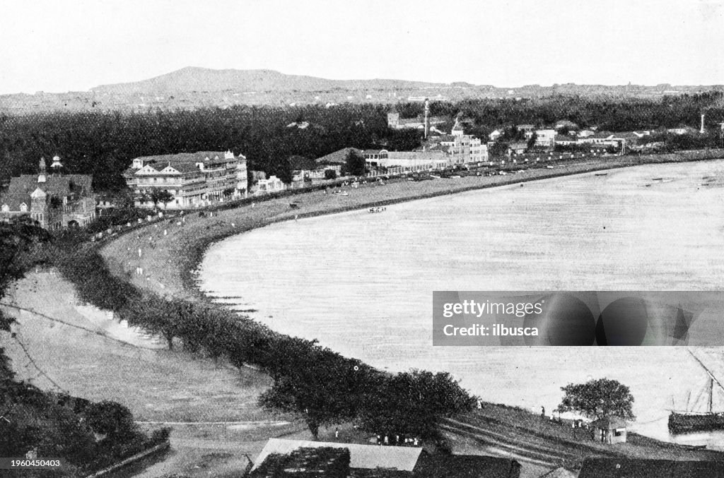 People and landmarks of India in 1895: Back Bay