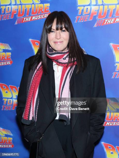 Alice Lowe attends the gala night performance of "Back To The Future: The Musical" at The Adelphi Theatre on January 25, 2024 in London, England.
