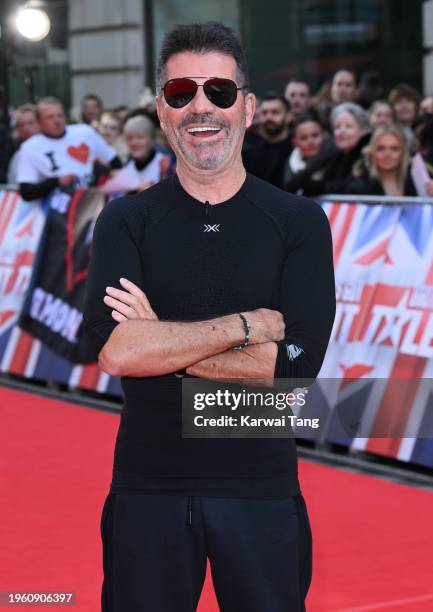 Simon Cowell attends the Britain's Got Talent 2024 photocall on January 25, 2024 in London, England.