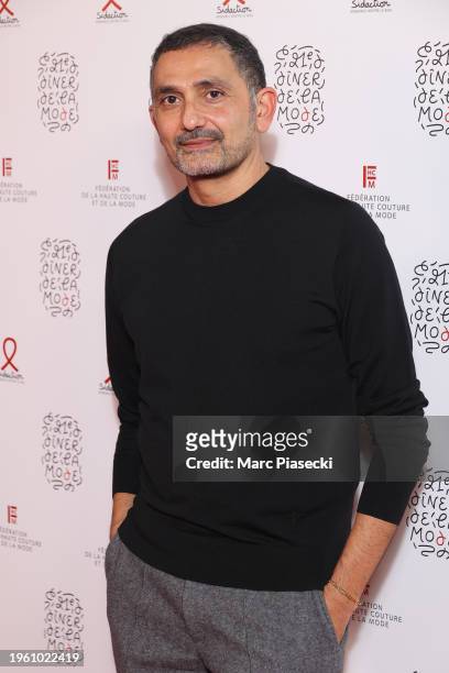 Francis Kurkdjian attends the "Diner De La Mode" as part of Paris Fashion Week at Palais de Tokyo on January 25, 2024 in Paris, France.