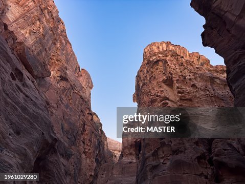 Jordan, Petra, part of Al Khazneh