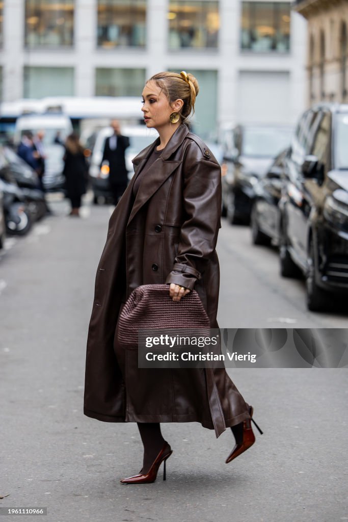 Street Style - Paris Fashion Week - Haute Couture Spring/Summer 2024 - Day Four