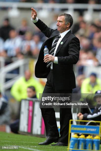 October 23: Graeme Souness, Newcastle United Manager on the side line during the Premier League match between Newcastle United and Sunderland at St...