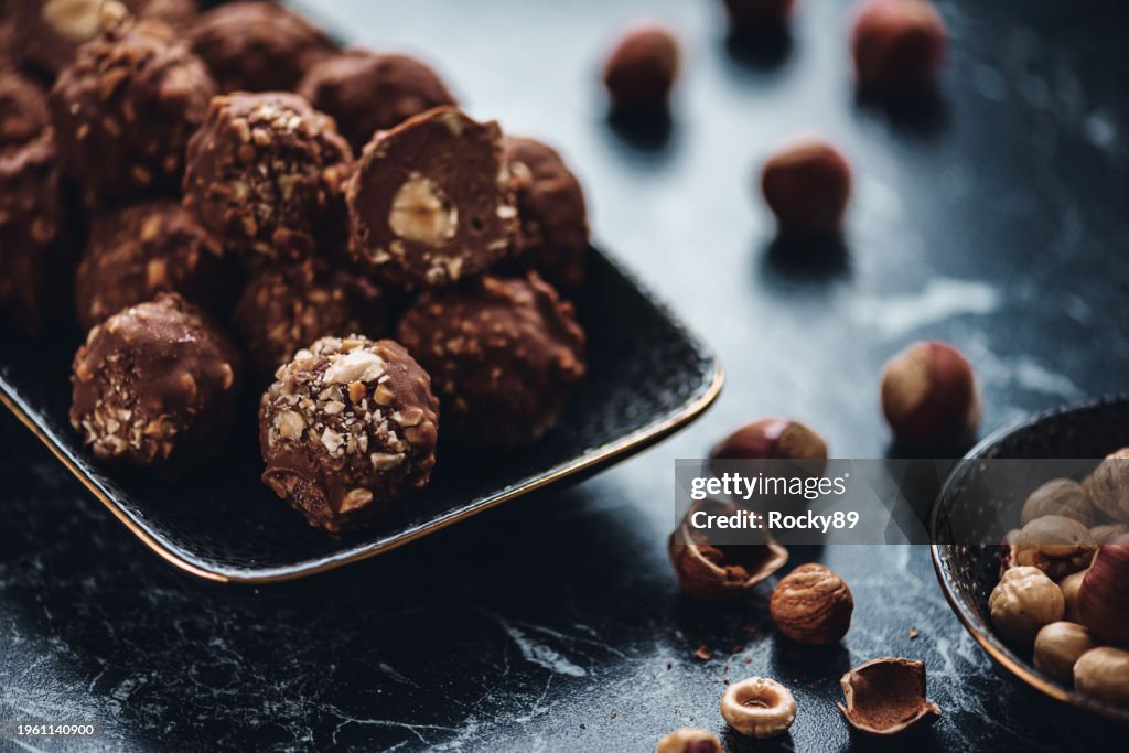 Hazelnut Chocolate Truffles