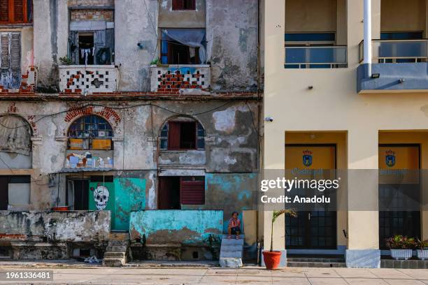 View of buildings and streets in Havana, the capital of Cuba on January 21, 2024. Havana, the capital of Cuba, boasts a rich history with a...