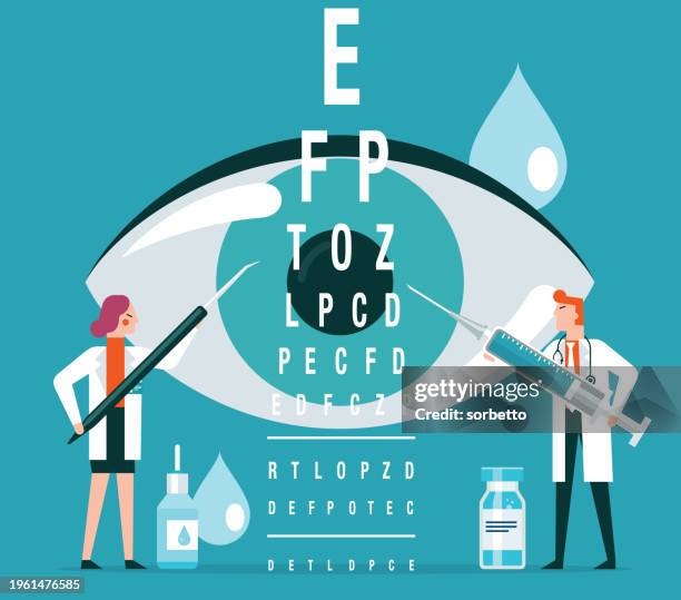 eyesight - ophthalmologist stock illustrations