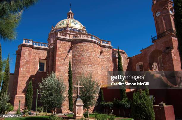 capilla de nápoles [chapel of naples], convento franciscano de nuestra señora de guadalupe [our lady of guadalupe franciscan convent], guadalupe, zacatecas, mexico - nápoles stock-fotos und bilder