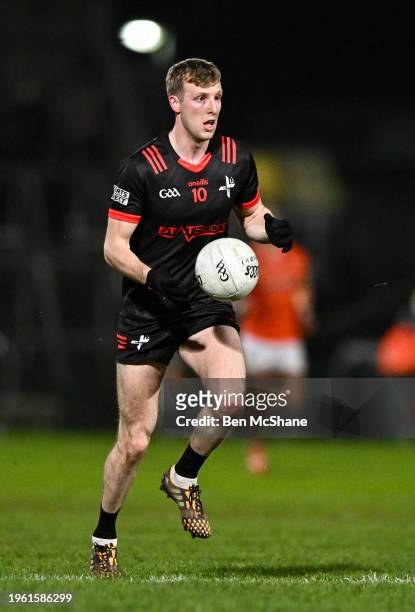 Northern Ireland , United Kingdom - 27 January 2024; Paul Matthews of Louth during the Allianz Football League Division 2 match between Armagh and...
