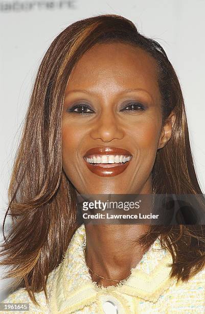 Model Iman appears at the 25th Annual Outstanding Mother Awards April 30 at the Marriot Marquis in New York City.