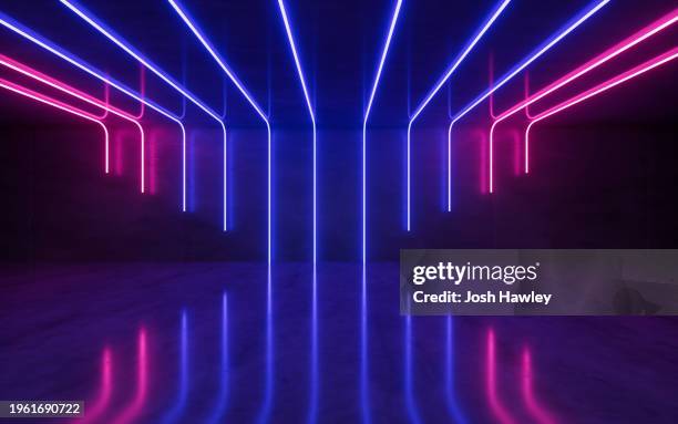 3d rendering architectural background - espacio creado por el hombre fotografías e imágenes de stock