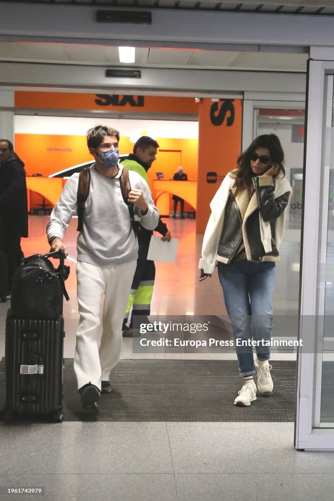 Cayetano Rivera And Maria Cerqueira - Sevilla Sightings January 16, 2024