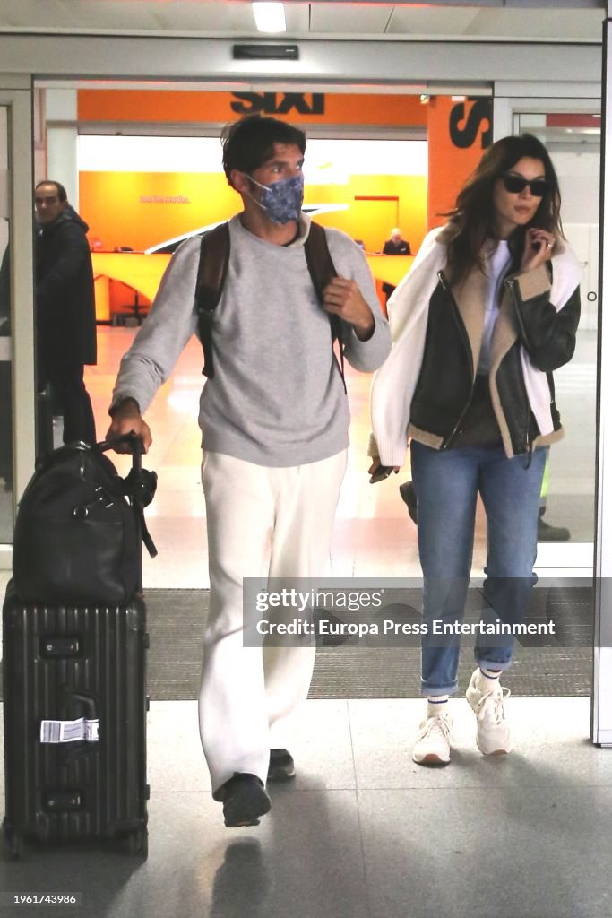 Cayetano Rivera And Maria Cerqueira - Sevilla Sightings January 16, 2024