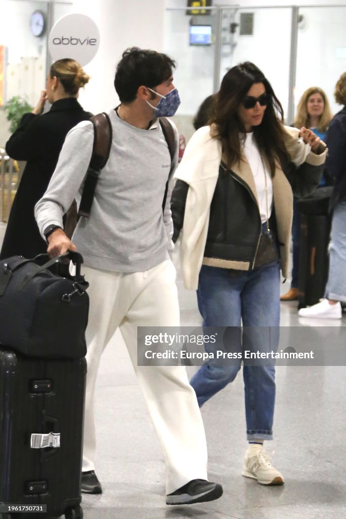 Cayetano Rivera And Maria Cerqueira - Sevilla Sightings January 16, 2024