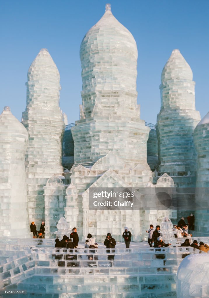 Ice Festival in Harbin,HeiLongJiang,China