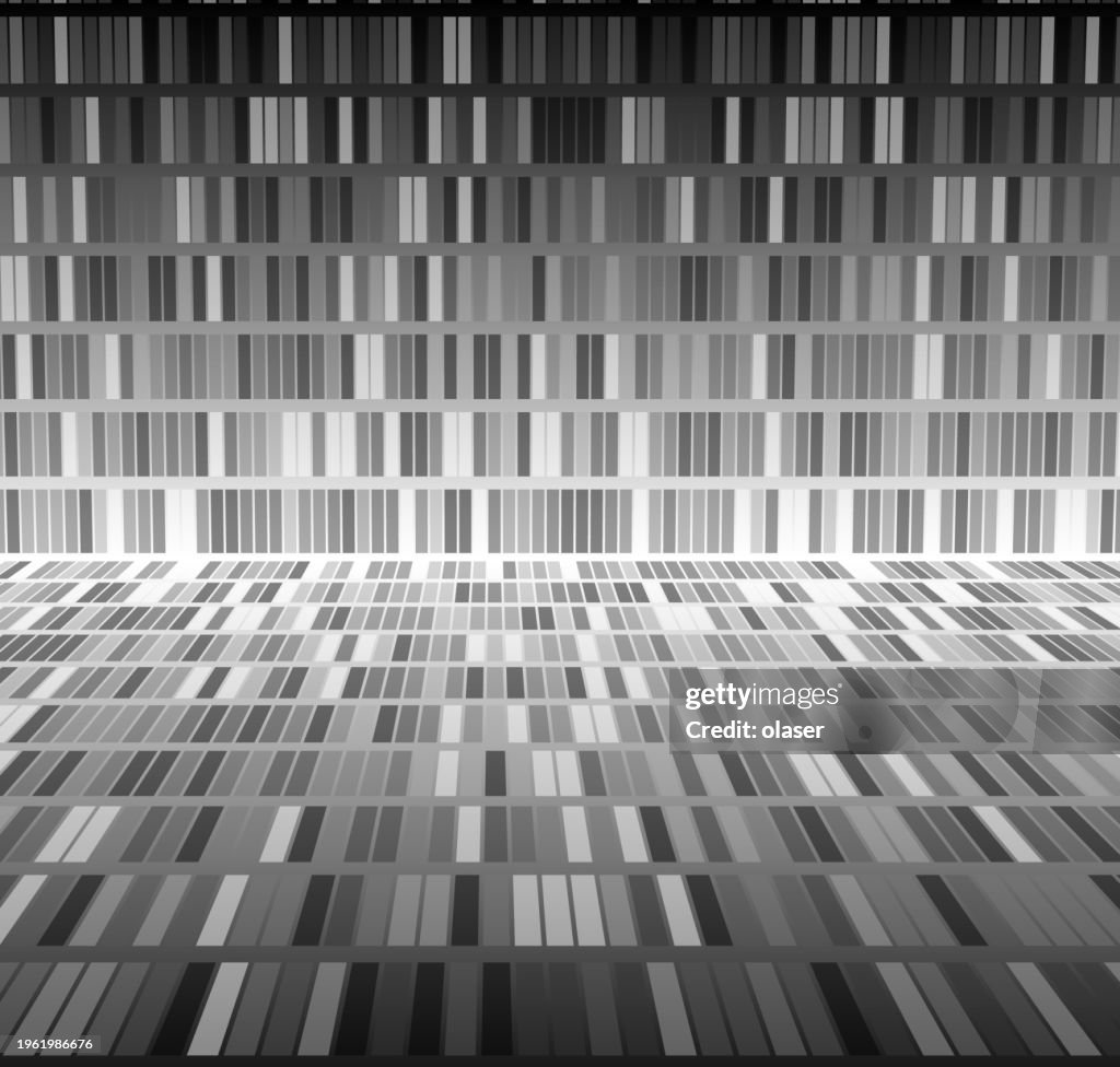 Library Shelf Pattern Monochromatic Library Books Shelves Pattern High-Res Vector Graphic ...