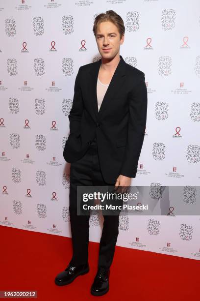 Race Imboden attends the "Diner De La Mode" as part of Paris Fashion Week at Palais de Tokyo on January 25, 2024 in Paris, France.