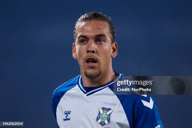 Alvaro Jose Jimenez Guerrero of CD Tenerife looks on during the LaLiga Hypermotion match between Levante UD and UD Tenerife at Estadi Ciutat de...