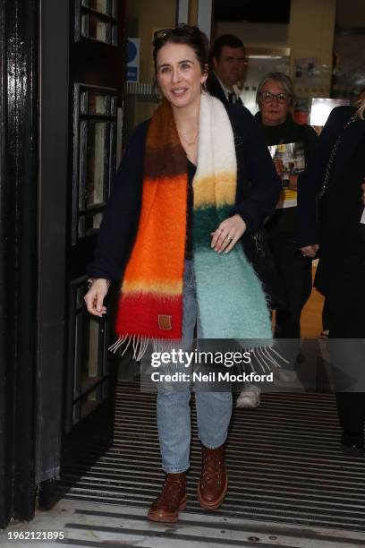 Vicky McClure at BBC Radio 2 on January 26, 2024 in London, England.