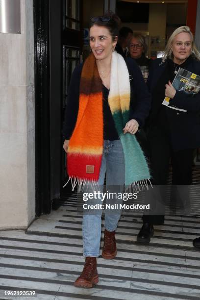 Vicky McClure at BBC Radio 2 on January 26, 2024 in London, England.