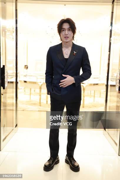 Actor Jerry Yan attends Tiffany & Co. Commercial event on January 26, 2024 in Hangzhou, Zhejiang Province of China.