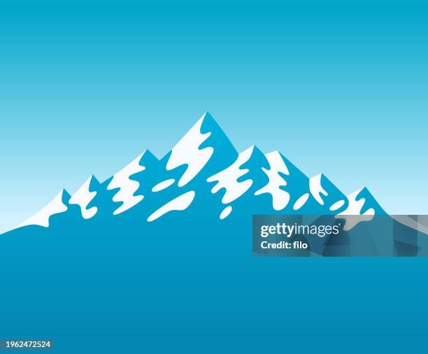 mountain slope background abstract - colorado ski resort stock illustrations