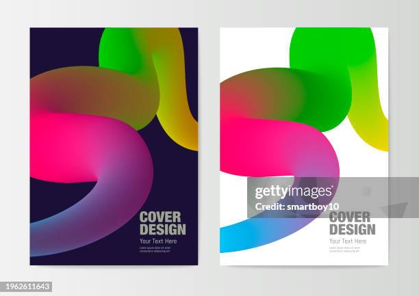 3 dimensional dynamic fluid template - intertwined stock illustrations