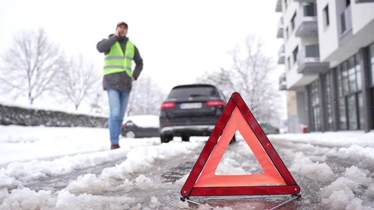 Vehicle Breakdown Triangle Videos and HD Footage - Getty Images