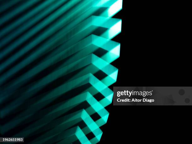ai chatbot concept. structure formed with blue lines. - outside the box stock pictures, royalty-free photos & images
