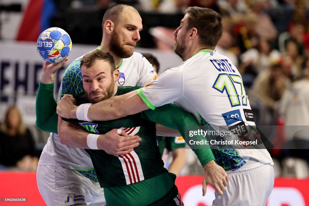 Hungary v Slovenia - Men's EHF Euro 2024