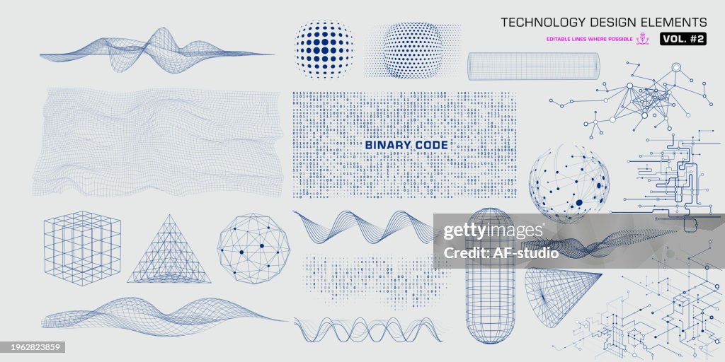 Set of 3D Elements