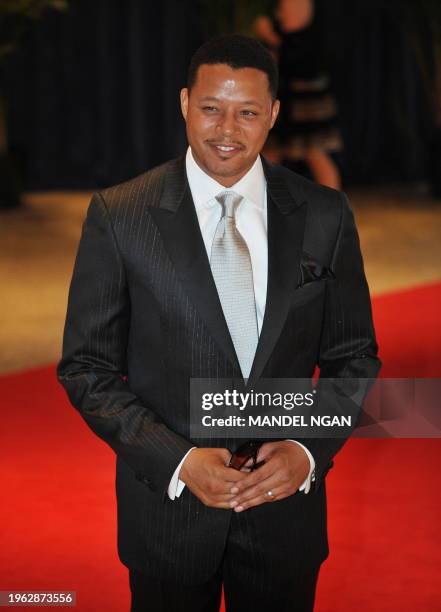 Actor Terrence Howard arrives for the 2010 White House Correspondents Dinner May 1, 2010 at a hotel in Washington, DC. AFP PHOTO/Mandel NGAN