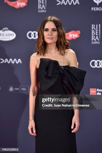 Eva Santolaria attends the red carpetof the Feroz Awards 2024 at Palacio Vistalegre Arena on January 26, 2024 in Madrid, Spain.