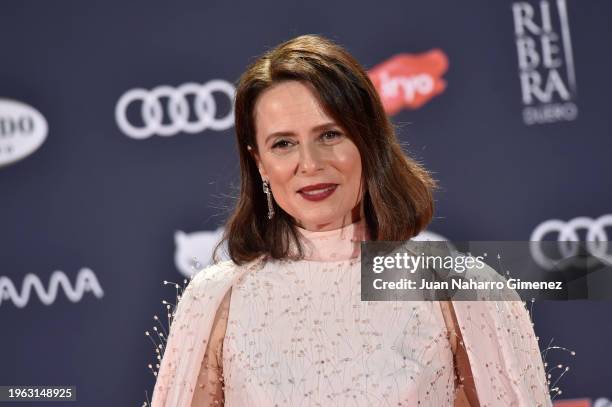 Aitana Sánchez-Gijón attends the red carpet of the Feroz Awards 2024 at Palacio Vistalegre Arena on January 26, 2024 in Madrid, Spain.