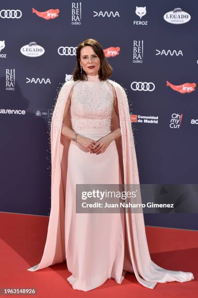 Aitana Sánchez-Gijón attends the red carpet of the Feroz Awards 2024 at Palacio Vistalegre Arena on January 26, 2024 in Madrid, Spain.