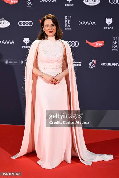 Aitana Sánchez-Gijón attends the red carpetof the Feroz Awards 2024 at Palacio Vistalegre Arena on January 26, 2024 in Madrid, Spain.