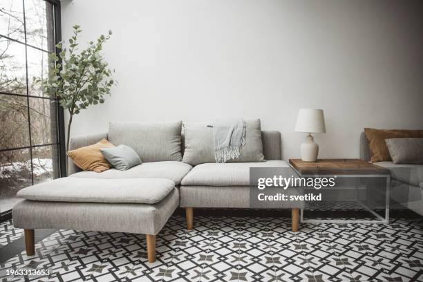 interior of living room - domestic room stock pictures, royalty-free photos & images