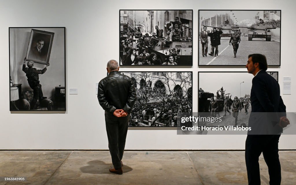 Opening Of The "Factum" Photo Exhibition Celebrating The 50th Anniversary Of 25th Of April Revolution