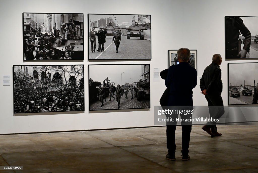 Opening Of The "Factum" Photo Exhibition Celebrating The 50th Anniversary Of 25th Of April Revolution