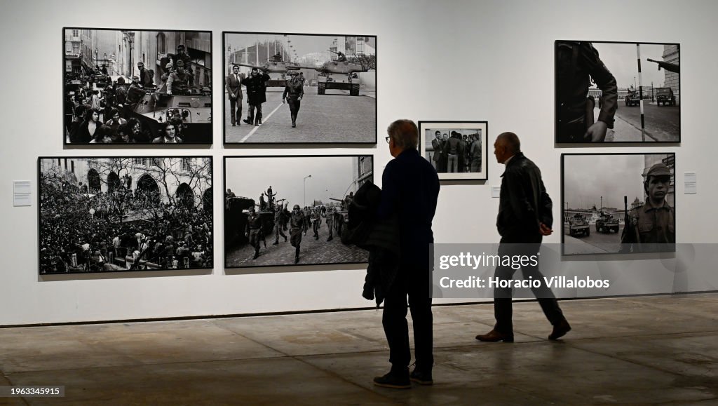 Opening Of The "Factum" Photo Exhibition Celebrating The 50th Anniversary Of 25th Of April Revolution