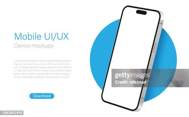 ilustraciones, imágenes clip art, dibujos animados e iconos de stock de maqueta vectorial realista tableta digital, teléfono móvil, teléfono inteligente, computadora portátil y monitor de computadora. diseño ui/ux. ilustración vectorial, dispositivo digital moderno, plantilla digital. ilustración de stock de 3d. eps 10. - perspectiva