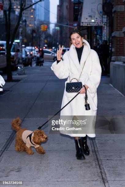 Jessica Markowski is seen in SoHo on January 26, 2024 in New York City.