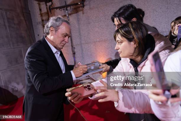 Jose Coronado arrives at Feroz Awards 2024 at Palacio Vistalegre Arena on January 26, 2024 in Madrid, Spain.