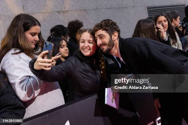 Enric Auquer arrives at Feroz Awards 2024 at Palacio Vistalegre Arena on January 26, 2024 in Madrid, Spain.