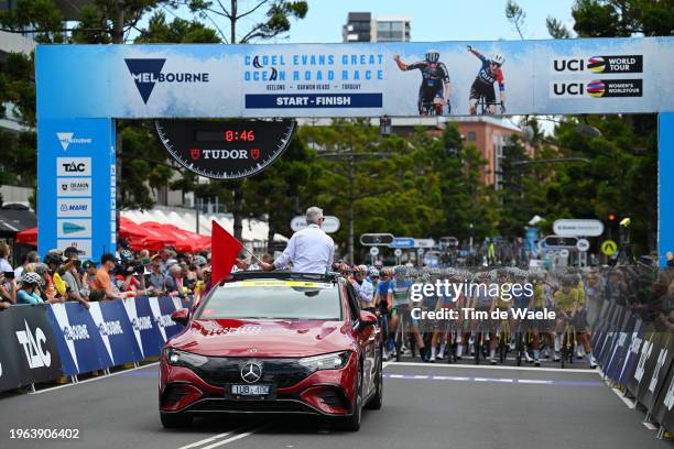 Scott Sunderland of Australia Race Director prior to the 7th Deakin University Elite Women´s Road Race 2024 a 140.8km one day race from Geelong to...